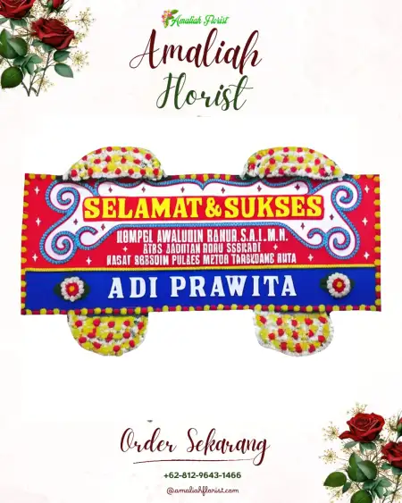 Papan Bunga Ucapan Selamat Pasirharjo